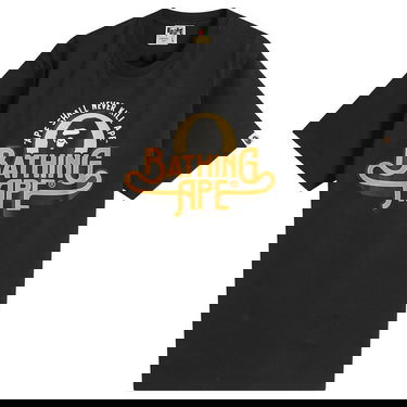 Тениска BAPE Bathing Ape Garment Logo T-Shirt, Size X-Large Черно | 001TEL801048M-BLK, 0