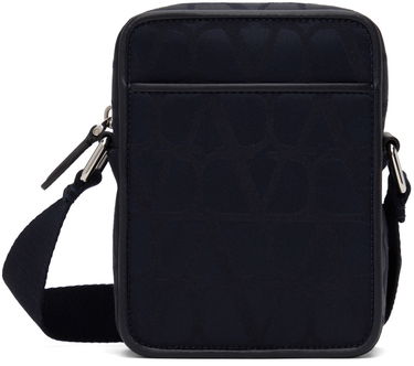 Чанта през рамо Valentino Valentino Garavani Small Iconographe Nylon Messenger Bag Тъмно синьо | 5Y2B0C30CSH, 0