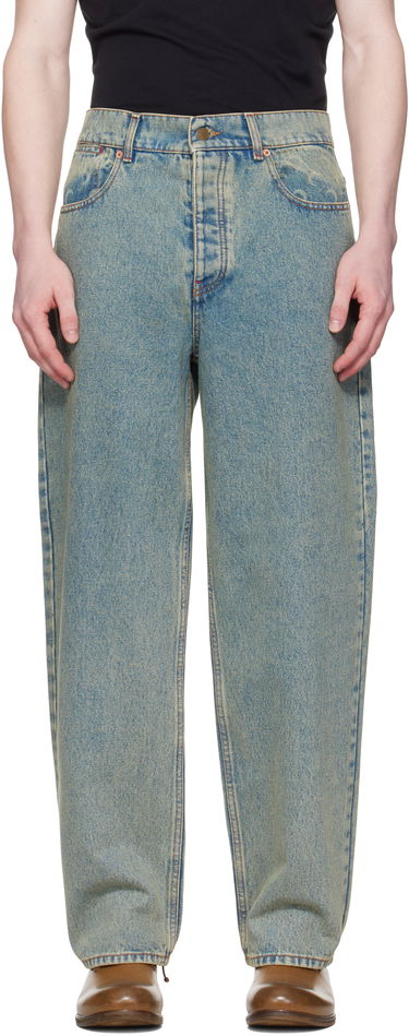 Дънки Marine Serre Marine Serre Moon Laser Baggy Jeans Синьо | MPA070A CDEN0003, 0
