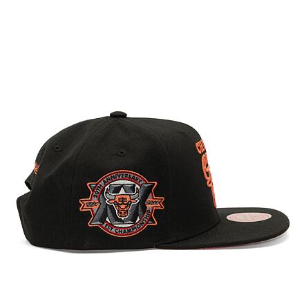 Шапка с козирка Mitchell & Ness NBA Core Vi Snapback Chicago Bulls Black Черно | HHSS6749-CBUYYPPPBLCK, 1
