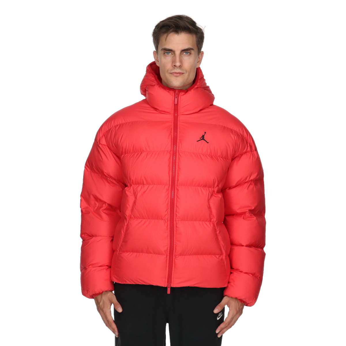 Пухо яке Nike Brooklyn Hooded Puffer Jacket Червено | HV0532-687, 0