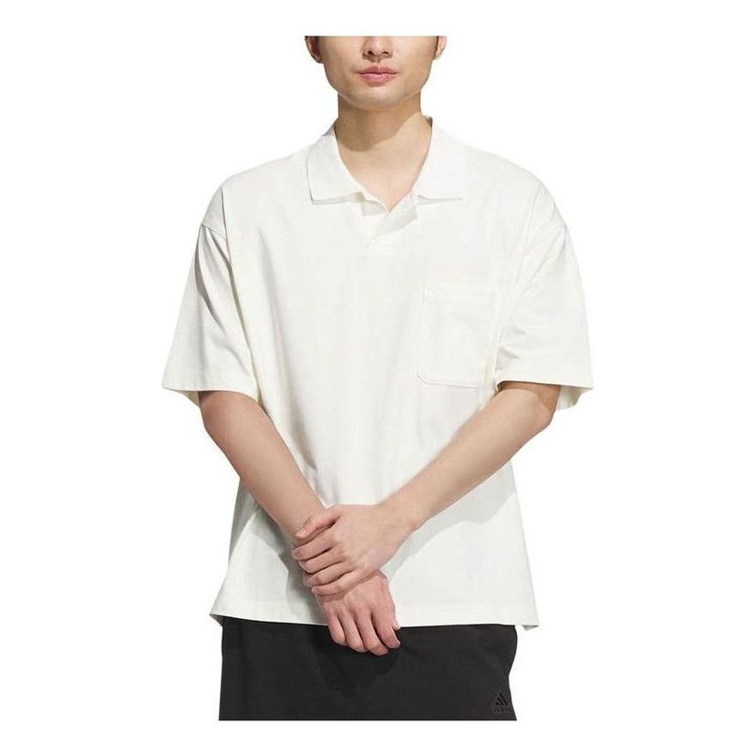 Поло тениска adidas Originals Relaxed Polo Shirt Бяло | IT3932