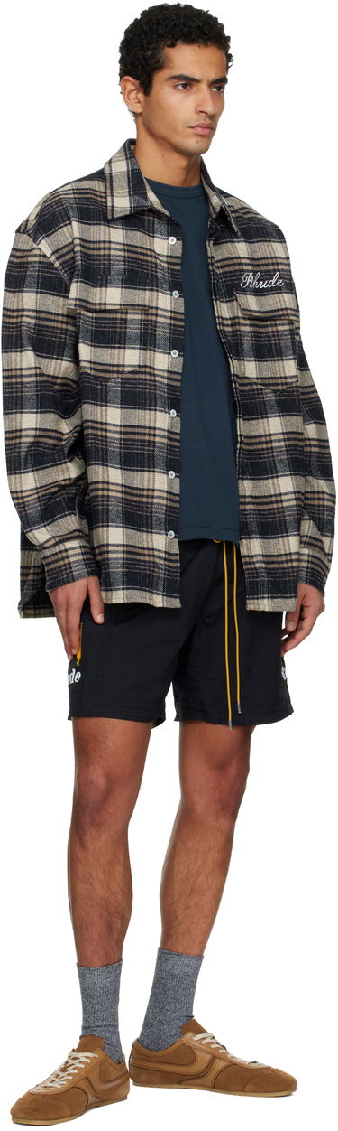 Риза Rhude 'Rhude' Script Flannel Shirt Многоцветен | RHFW25ST03012, 3