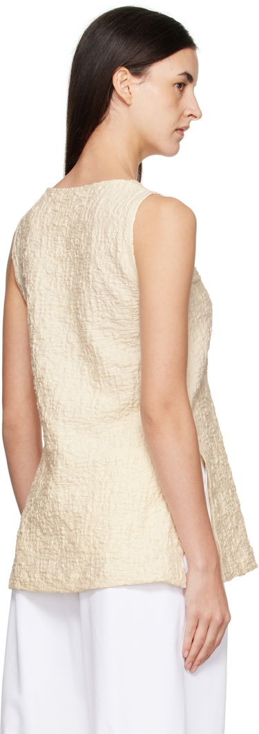 Потник Max Mara Max Mara Textured Sleeveless Top Бежово | 2521946058600, 2