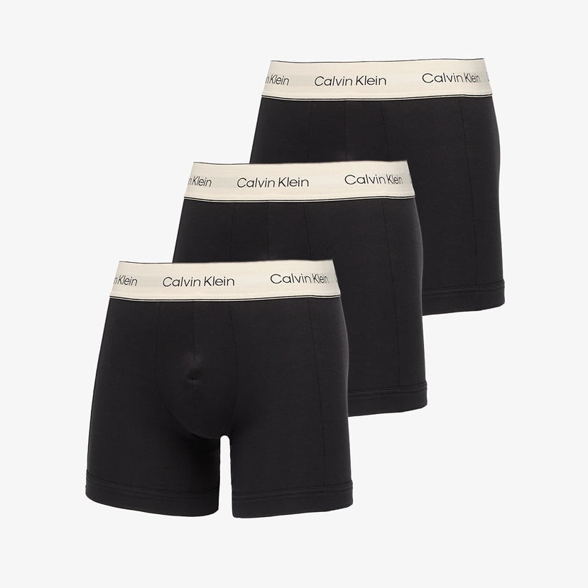 Боксерки CALVIN KLEIN Boxerky Boxer Brief 3-Pack Black Черно | LV00NB4447 UB1