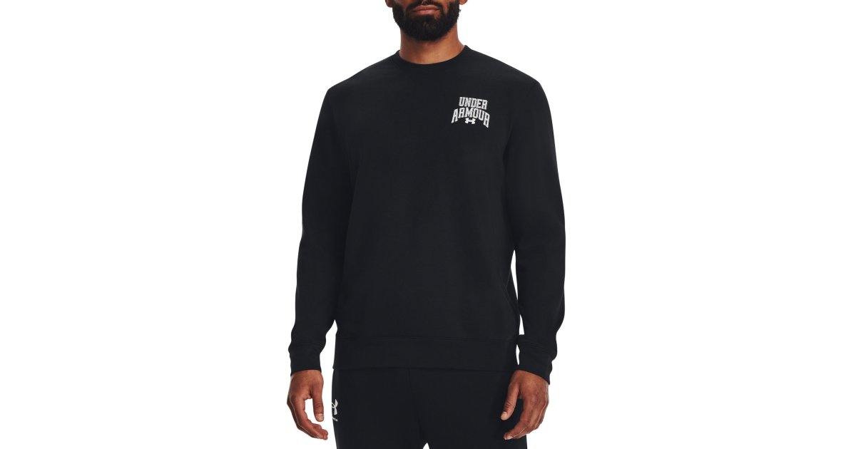Суитчър Under Armour Rival Terry Graphic Crew Черно | 1379764-001, 1