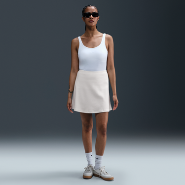Пола Nike Ribbed Mini Skirt Sportswear Chill Knit Бежово | HJ1839-133, 0