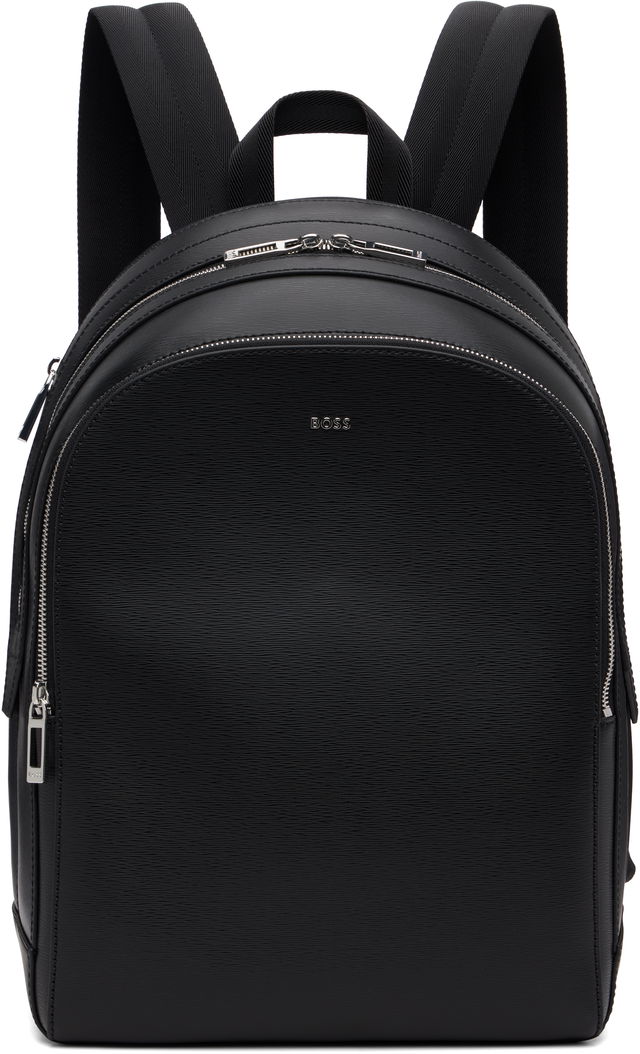 BOSS Leather Backpack