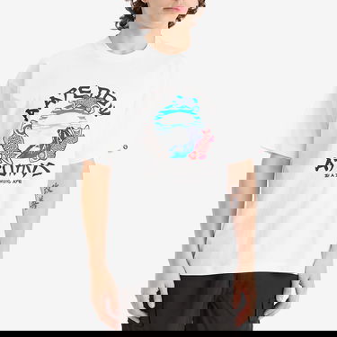 Тениска AAPE by A Bathing Ape AAPE Koi Fish Graphic Tee, Size Large Бяло | AAPTEM1637XX-WHT, 2