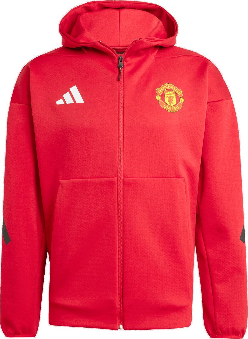 Суитчър adidas Originals Manchester United Anthem Jacket Червено | jn2901