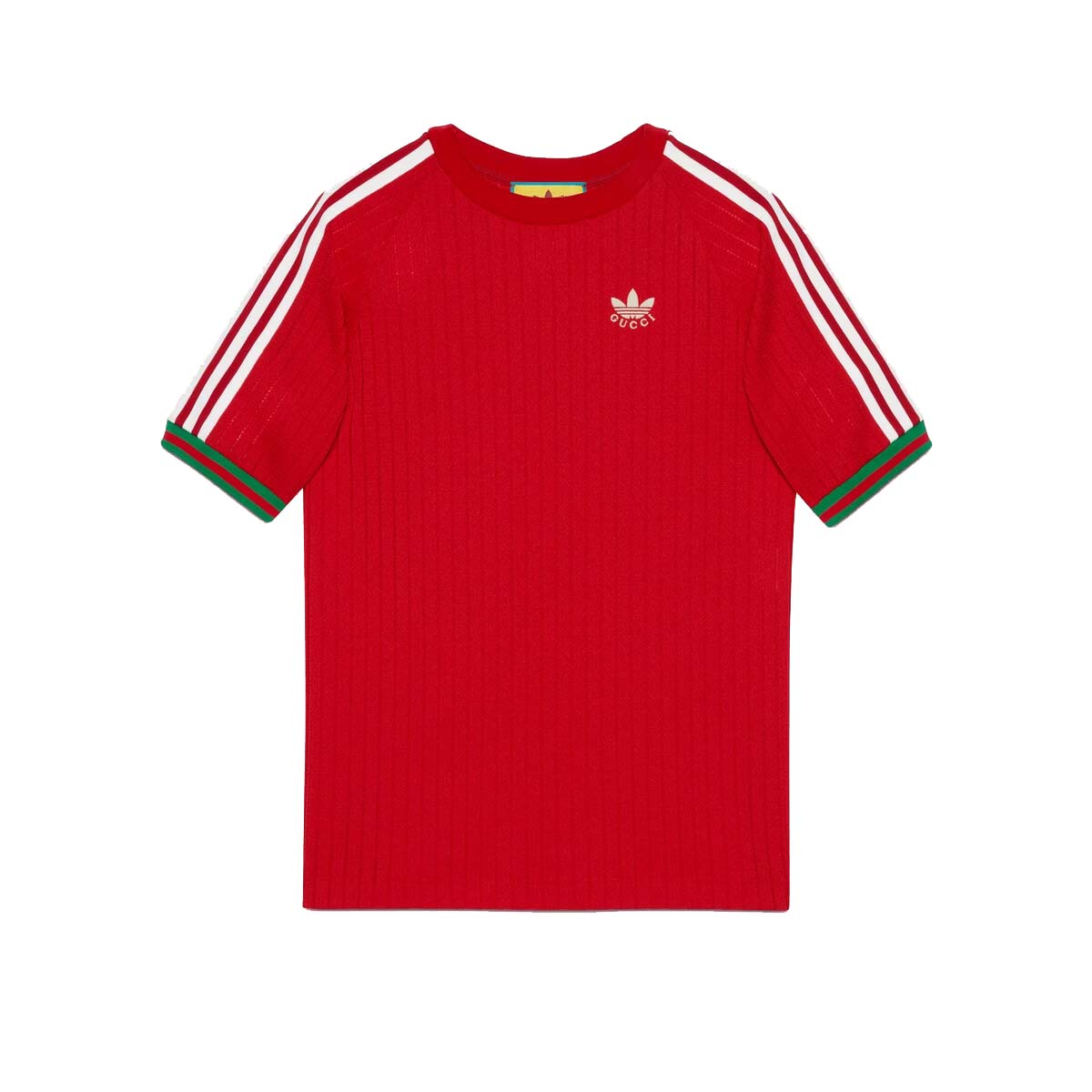 Тениска Gucci adidas x Jersey T-shirt Red Червено | 700486 XJEJT 6429, 0