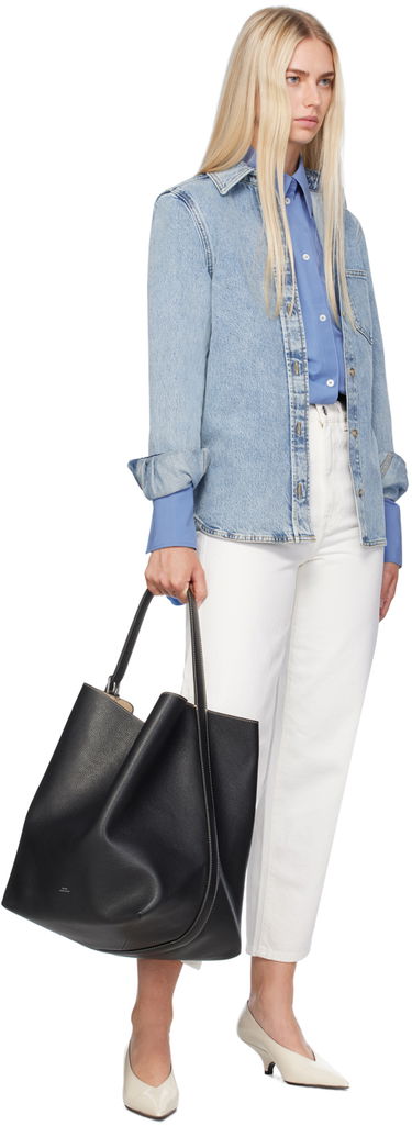 Дамска чанта TOTEME TOTEME Belted Tote Bag Черно | 234-WAL853-LE0030, 3