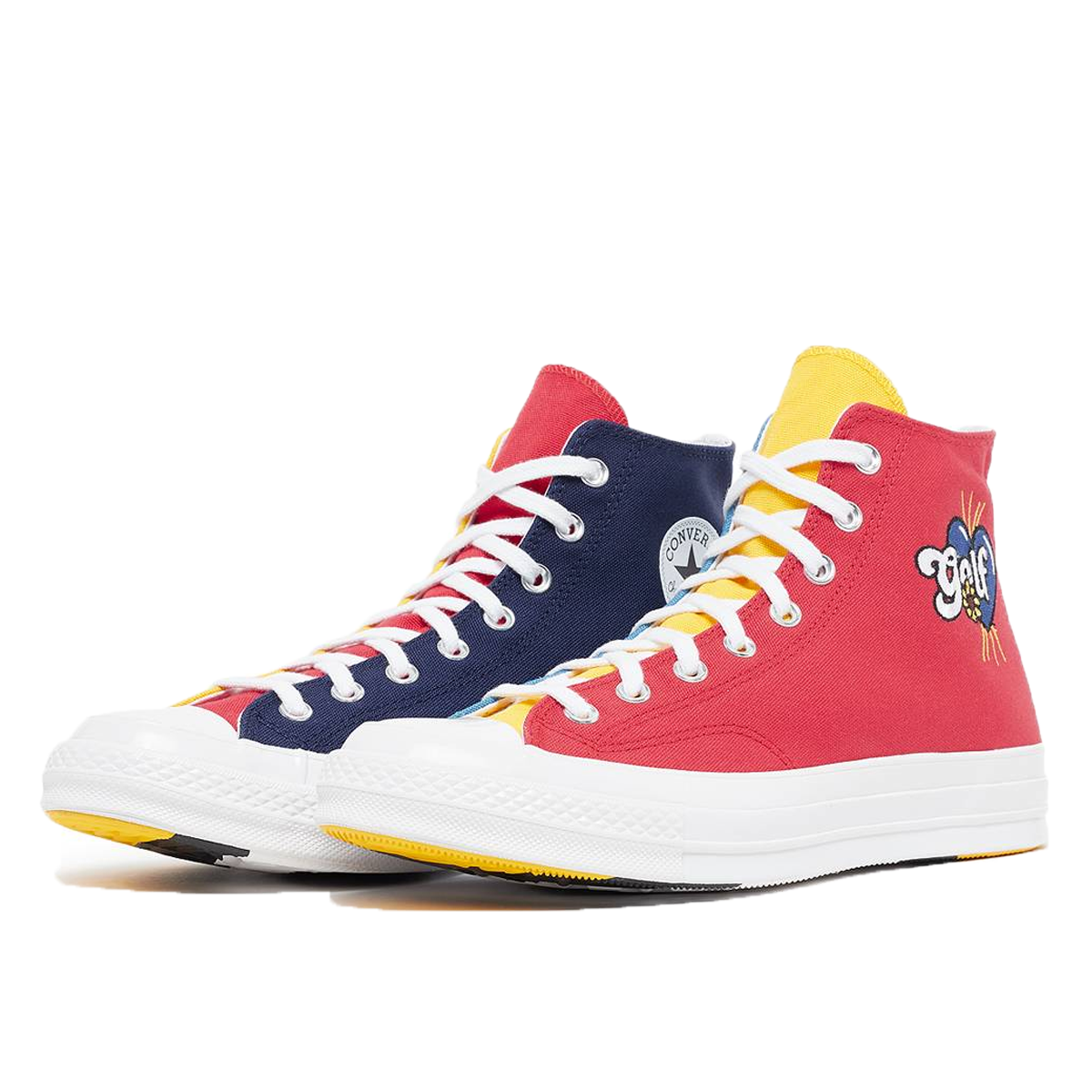 Кецове и обувки Converse Golf Wang x Chuck 70 High ''Tri-Panel'' Жълто | 169910C, 1