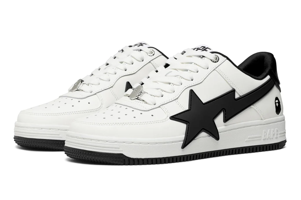 Кецове и обувки BAPE Bape Sta OS #2 White/Black Бяло | 1K20-191-314-BLK, 1