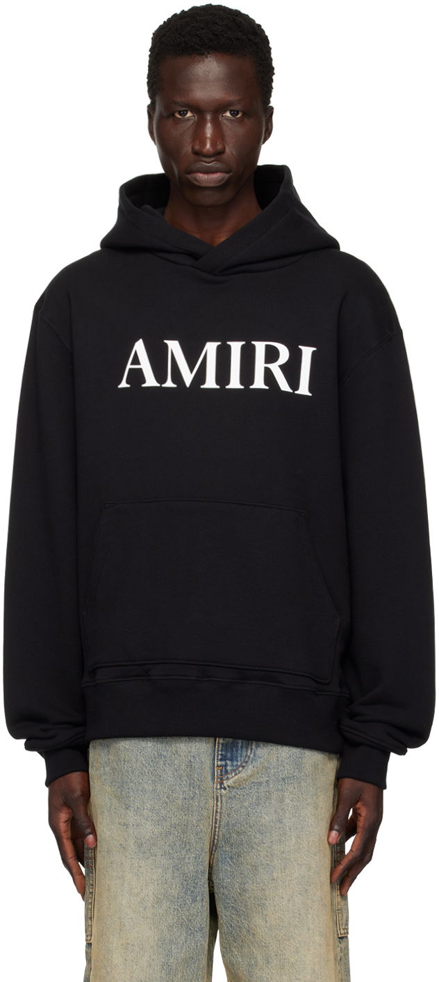 Суитчър AMIRI Black Core Logo Hoodie Черно | AMJYHD1049, 0