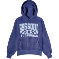 Суитчър Pleasures 555 x Inside Out Hoodie Тъмно синьо | P23555002-NAVY, 1