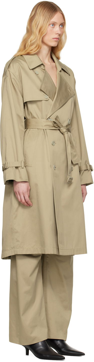 Тренчкот Maison Margiela MM6 Maison Margiela Dual Wear Cotton Twill Trench Coat Бежово | S52AH0080 M35368, 1