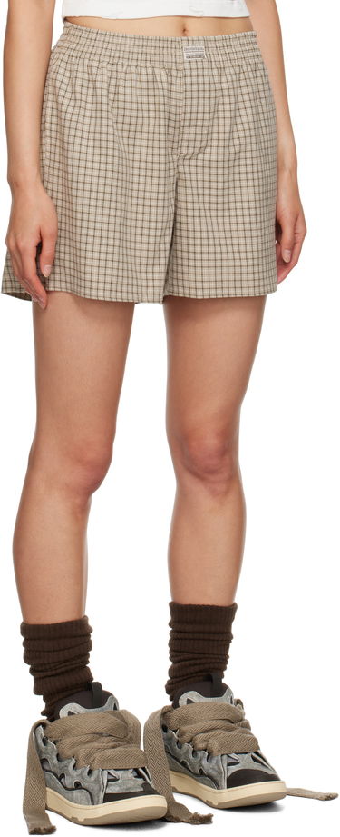 Боксерки ERL Plaid Boxers Бежово | ERL09UW10, 2