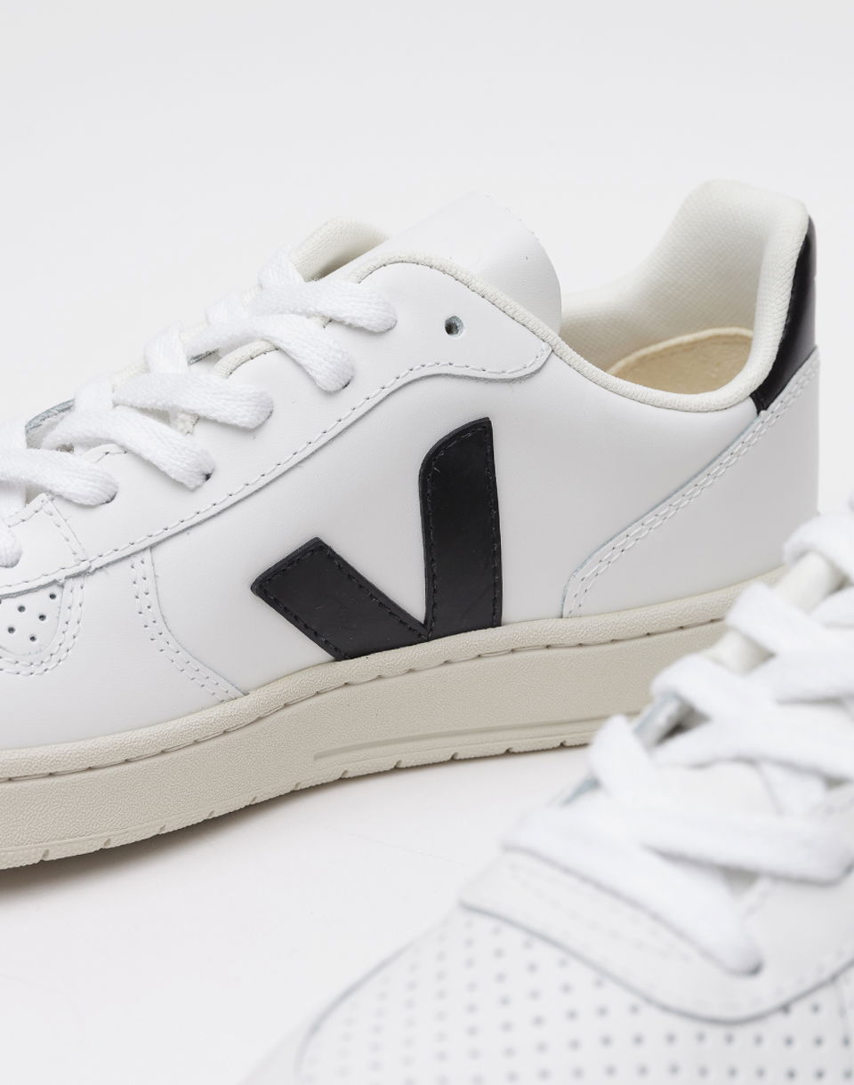Кецове и обувки Veja V-10 Leather Extra Бяло | VX020005, 1