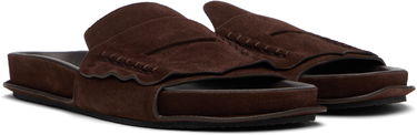 Облекло Jacquemus Jacquemus Suede Loafer Sandals Кафяво | 25E251FO172-4354, 3