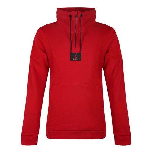 Пуловер Jordan Jordan Half Zip Sweatshirt Червено | AV2293-687, 0