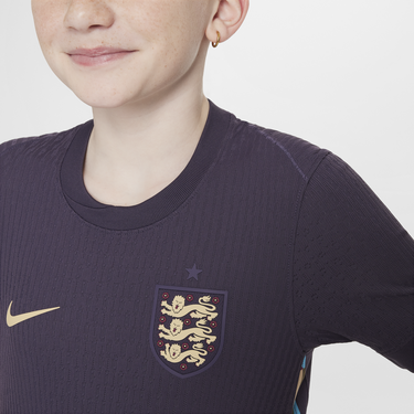 Фланелка Nike Dri-FIT ADV Authentic England 2024/25 Older Kids' Match/Away Football Shirt Лилаво | FJ1524-573, 4