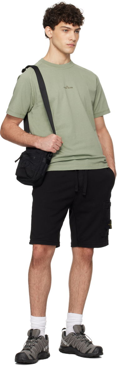 Къси панталони Stone Island Stone Island Organic Cotton Fleece Shorts Черно | K1S156200012S0051, 4