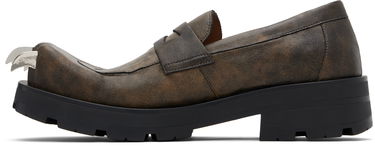 Кецове и обувки Charles Jeffrey Loverboy Charles Jeffrey LOVERBOY Moggies Claws Distressed Loafers Кафяво | 052150102, 2