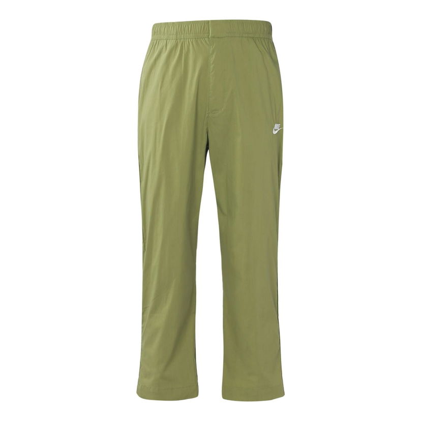 Панталони Nike Straight Logo Embroidered Sports Pants Зелено | DM6824-334