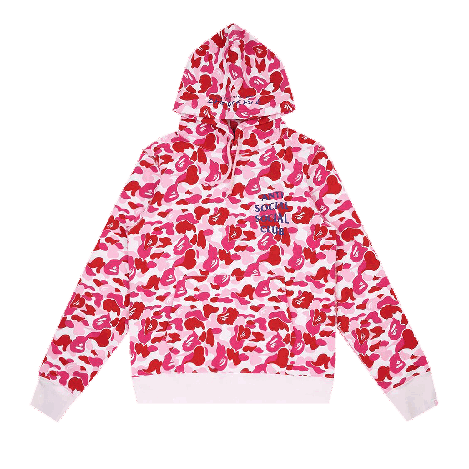 Суитчър BAPE x Anti Social Social Club ABC Camo Pullover Hoodie Розово | 1G23 114 913 PINK, 0