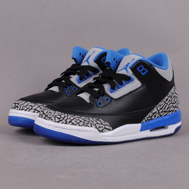 Кецове и обувки Jordan Air Jordan 3 Retro ''Sport Blue'' BG Черно | 398614-007, 1