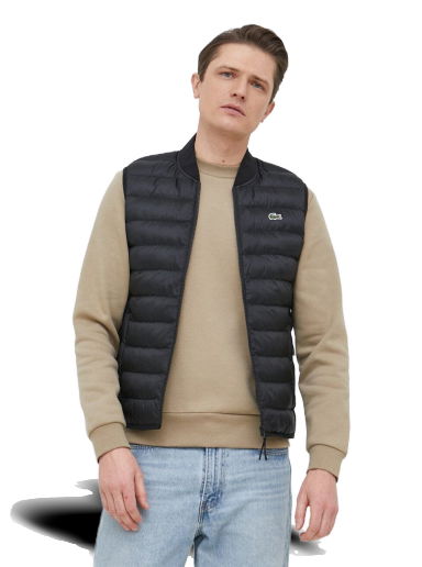 Жилетка Lacoste Padded Water-Repellent Vest Jacket Черно | BH0537