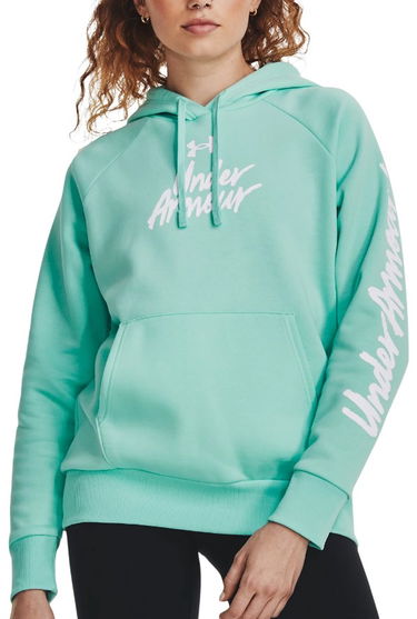Суитчър Under Armour Rival Fleece Graphic Тюркоазено | 1379609-361, 0