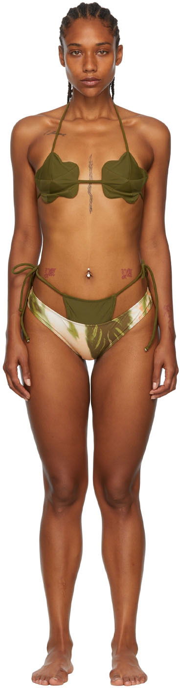 Бански Collina Strada Collina Strada Exclusive Bikini Зелено | XX2118, 0
