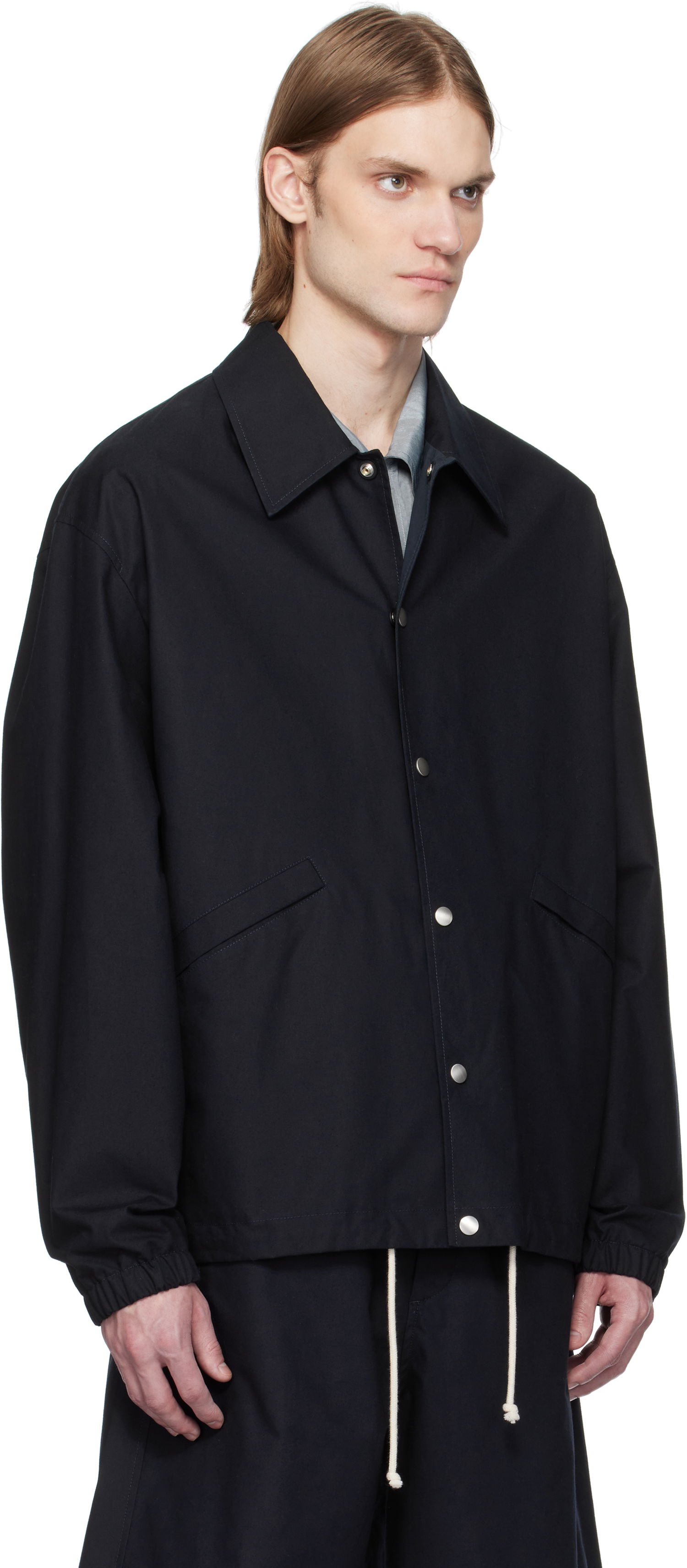 Ветровка Jil Sander Jil Sander Sportswear Snap Button Jacket Черно | J47SW0003_J45296, 1