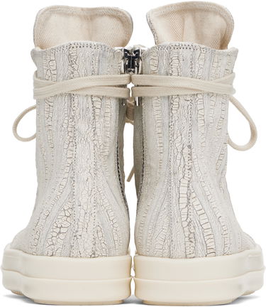 Кецове и обувки Rick Owens Rick Owens DRKSHDW Hollywood Megacrust High-Tops Бяло | DS01E3800 SMMC, 1