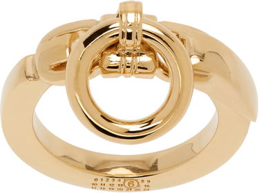 Пръстен Maison Margiela MM6 Maison Margiela Object Trouve Minimal Logo Ring Жълто | SM7UQ0082 P7352, 0