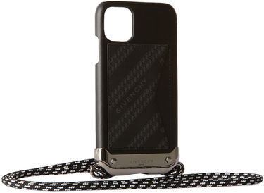 Дамска чанта Givenchy Leather iPhone 11 Case with Lanyard Черно | BK605WK0Z0, 1