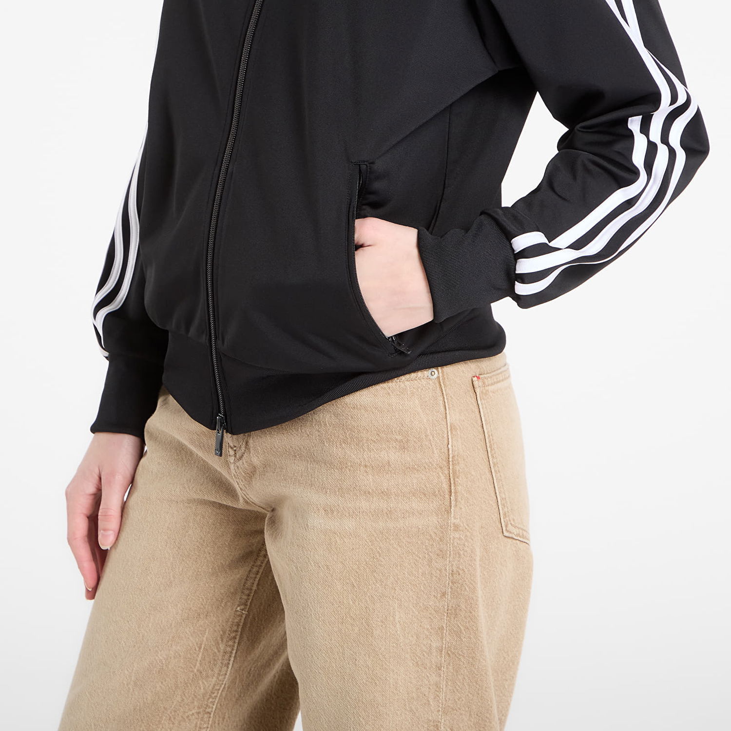 Суитчър adidas Originals Firebird Track Top Loose Черно | KD7983, 1