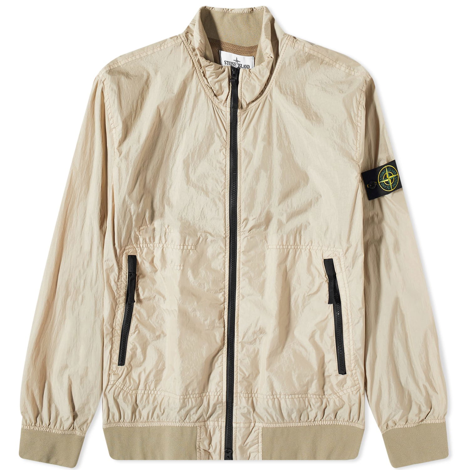 Яке Stone Island Crinkle Reps Jacket Бежово | 781542822-V0092, 0