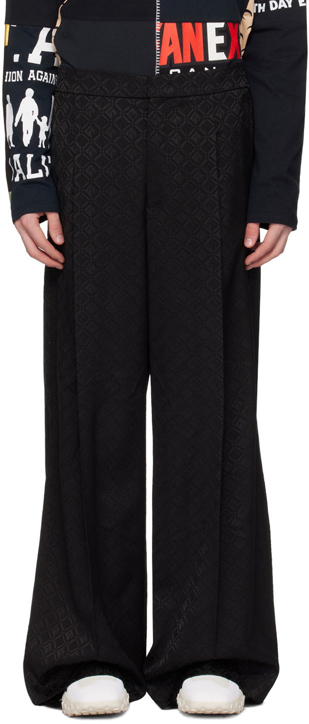 Панталони Marine Serre Moon Diamant Trousers Черно | MPA039 CWOV0024, 0