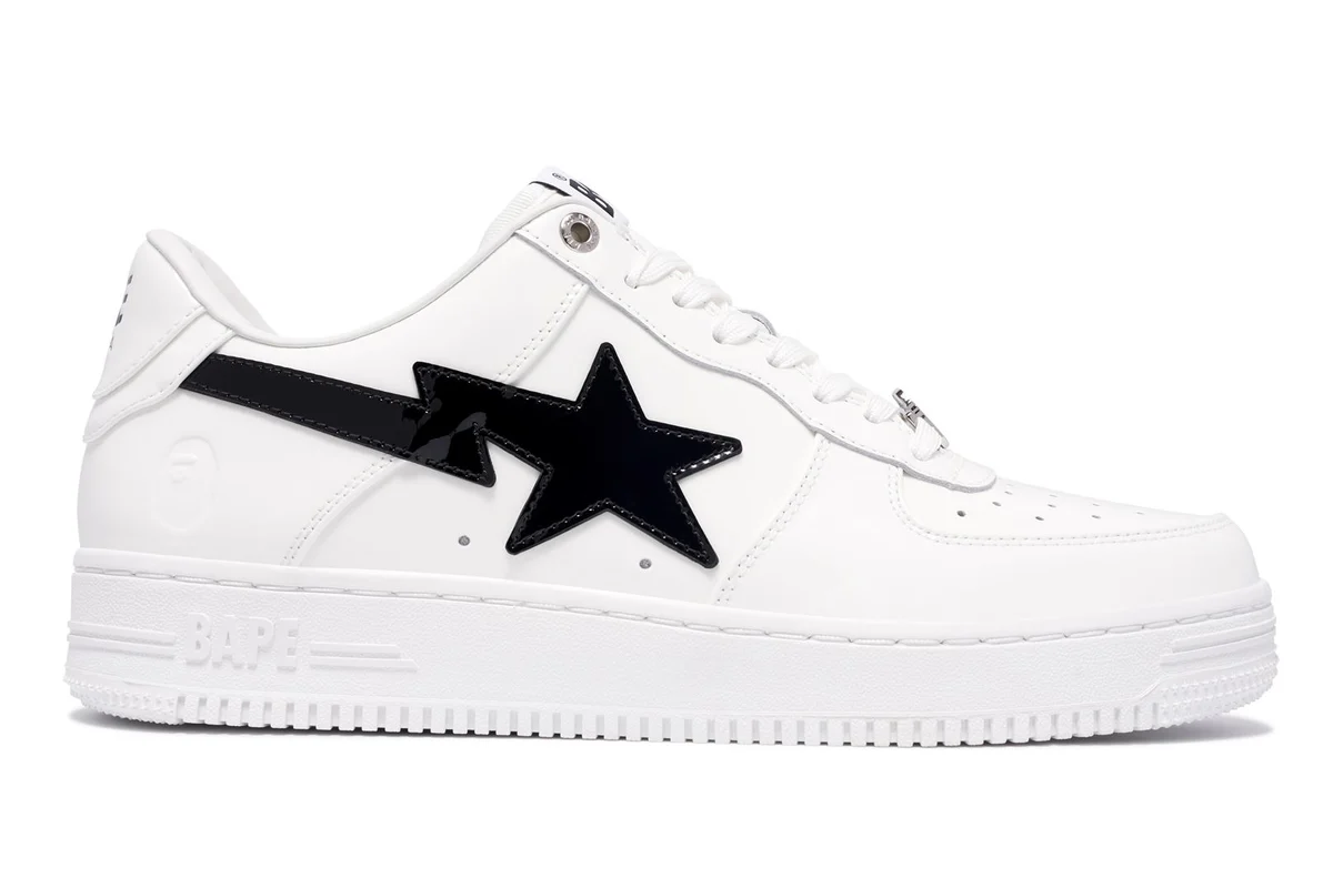 Кецове и обувки BAPE Bape Sta #2 White/Black Бяло | 0ZXSHM191302M-WHT, 0