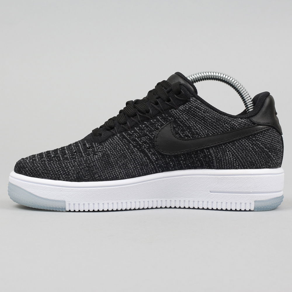 Кецове и обувки Nike W Air Force 1 Flyknit Low Черно | 820256-001, 1