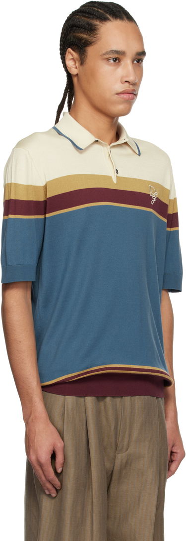 Поло тениска Dolce & Gabbana Dolce&Gabbana Silk Polo with Logo Embroidery Многоцветен | GXZ02ZJBSLE, 1
