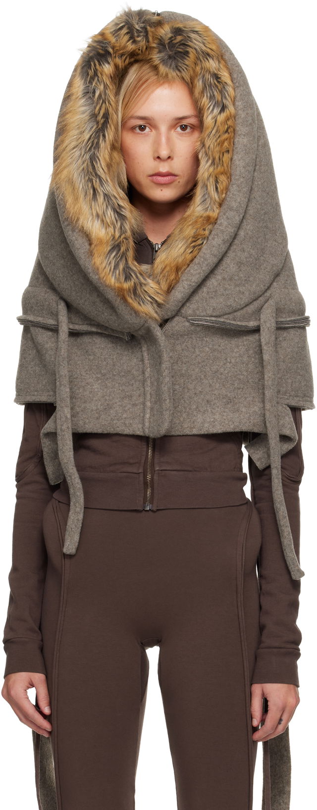 Ottolinger Super Furry Hooded Cape