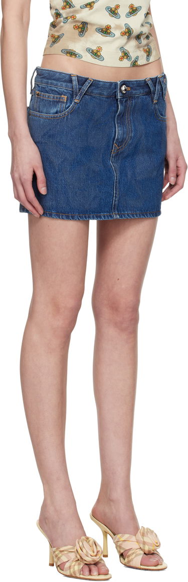 Пола Vivienne Westwood Vivienne Westwood Denim Miniskirt Синьо | 19030012-W014L-, 1