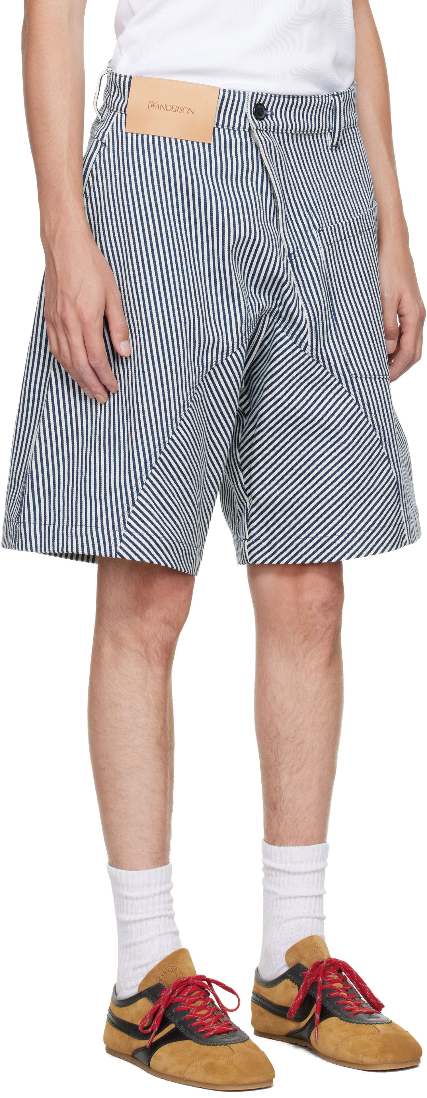 Къси панталони JW Anderson JW Anderson Twisted Workwear Shorts Тъмно синьо | SR0124-PG1819, 1