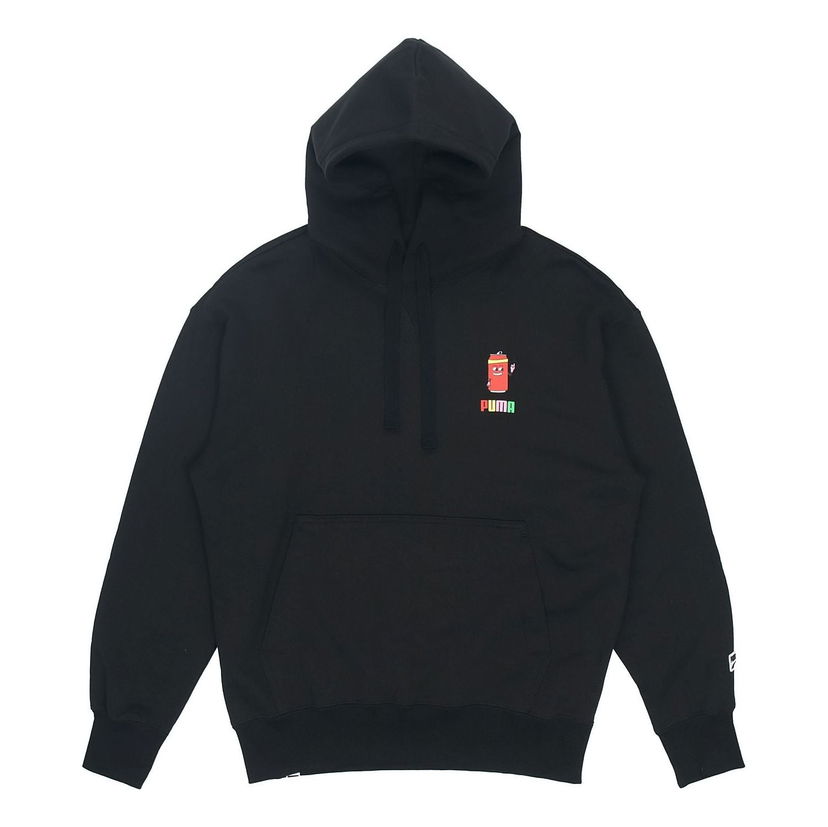 Суитчър Puma Casual Cartoon Print Hoodie Черно | 531429-01