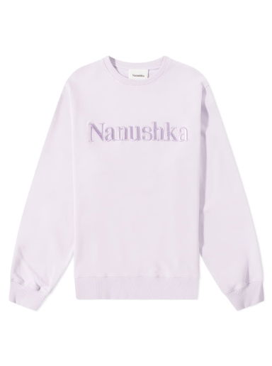 Суитчър Nanushka Remy Logo Crew Sweat Лилаво | NU22SSSW00643