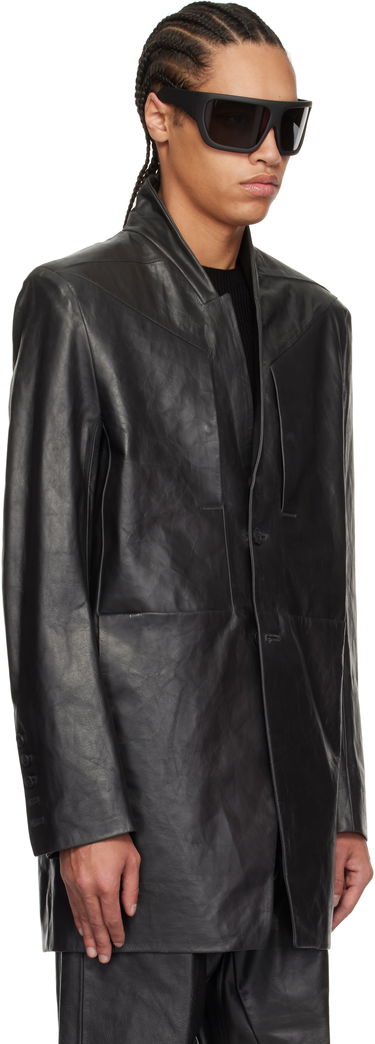 Яке Rick Owens Rick Owens Hollywood Lido Leather Jacket Черно | RU01E5753 LTP, 1